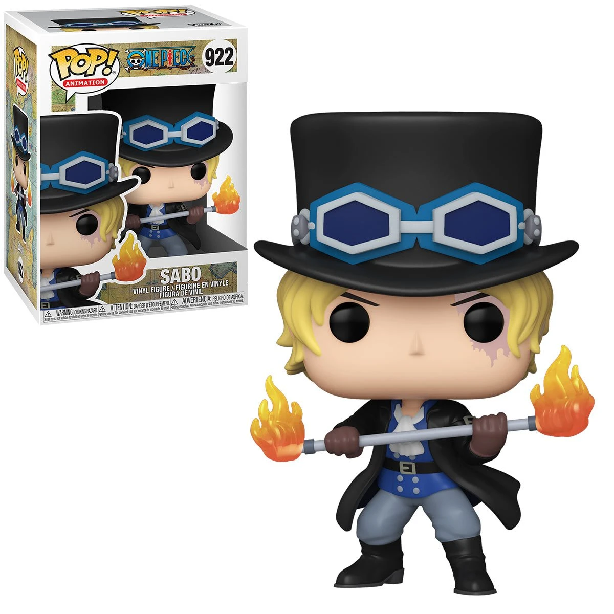One Piece Sabo Funko Pop! Vinyl Figure #922 - Funko 1 One Piece Sabo Funko Pop! Vinyl Figure #922 - Funko