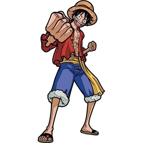 One Piece Monkey D. Luffy Version 3 FiGPiN Classic 3-Inch Enamel Pin - FiGPiN 1 One Piece Monkey D. Luffy Version 3 FiGPiN Classic 3-Inch Enamel Pin - FiGPiN
