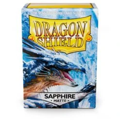 Dragon Shield: Standard 100ct Sleeves - Sapphire (Matte) - Arcane Tinmen