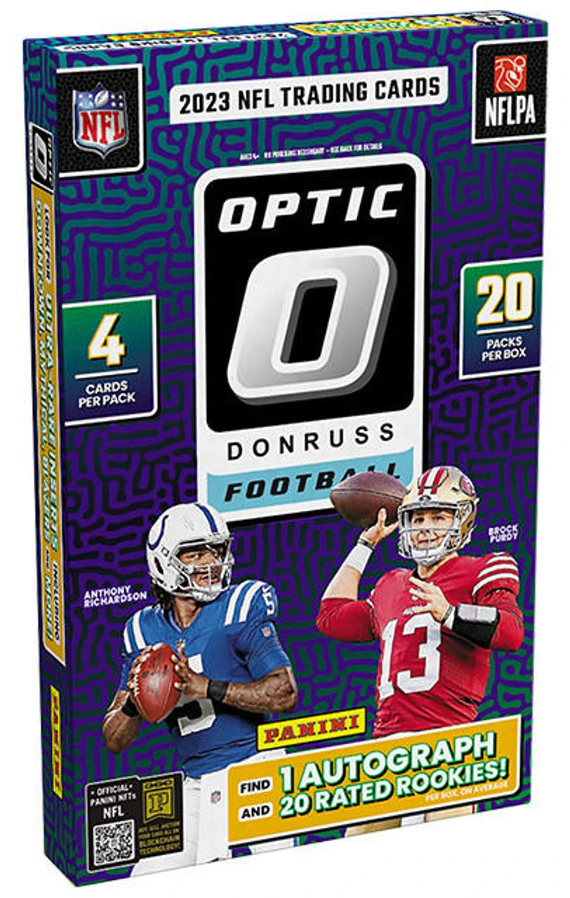 2023 Panini Donruss Optic Football Hobby Box - Panini 1 2023 Panini Donruss Optic Football Hobby Box - Panini
