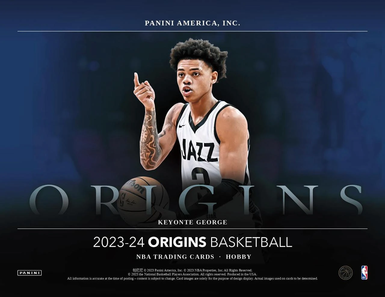 2023/24 Panini Origins Basketball Hobby Box - Panini 1 2023/24 Panini Origins Basketball Hobby Box - Panini