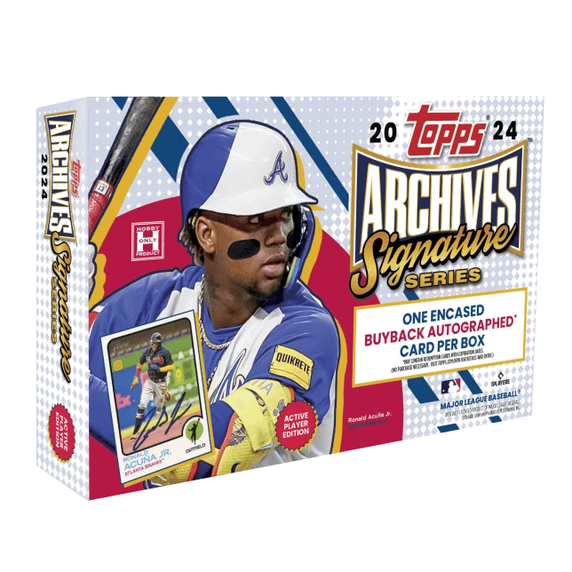 2024 Topps Archive Signature Series Baseball Active Edition Hobby Box - Topps 1 2024 Topps Archive Signature Series Baseball Active Edition Hobby Box - Topps