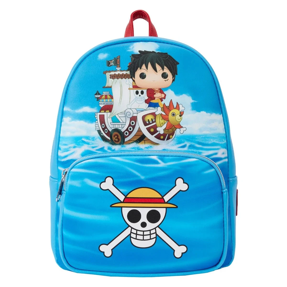 One Piece Luffy On Pirate Ship Blue Funko Mini-Backpack - Funko 1 One Piece Luffy On Pirate Ship Blue Funko Mini-Backpack - Funko