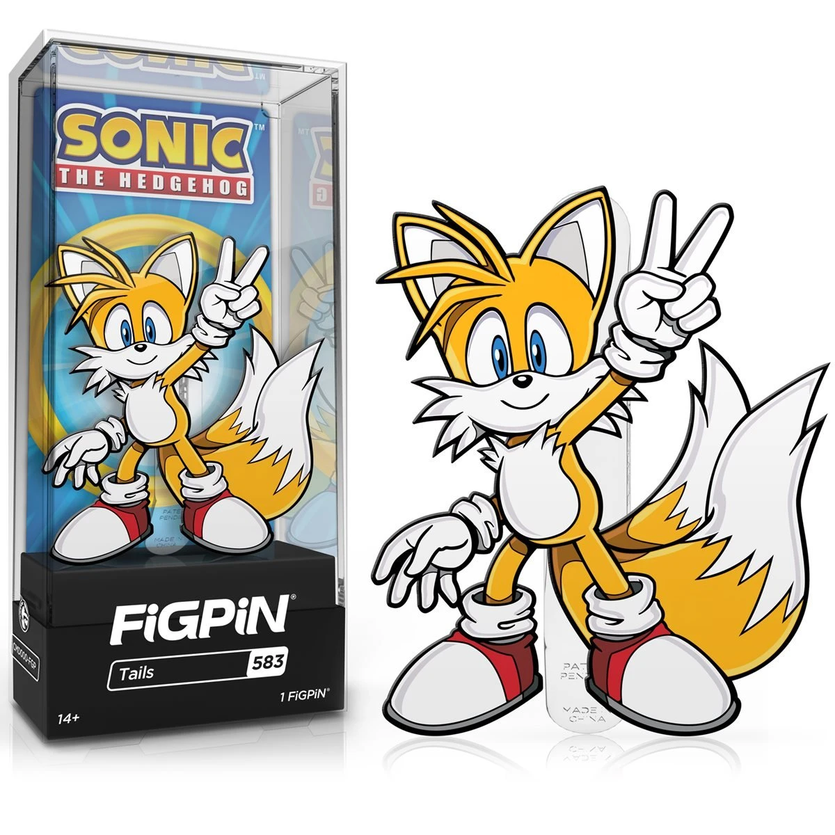 FiGPiN Sonic The Hedgehog: Tails - FiGPiN 1 FiGPiN Sonic The Hedgehog: Tails - FiGPiN