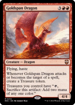 Magic The Gathering Goldspan Dragon (M3C-212) - Modern Horizons 3 Commander
