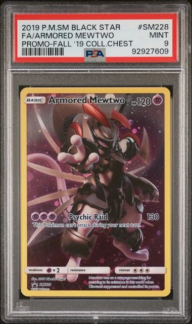 POKEMON Armored Mewtwo Promo SM228 PSA 9 - Pokémon 1 POKEMON Armored Mewtwo Promo SM228 PSA 9 - Pokémon