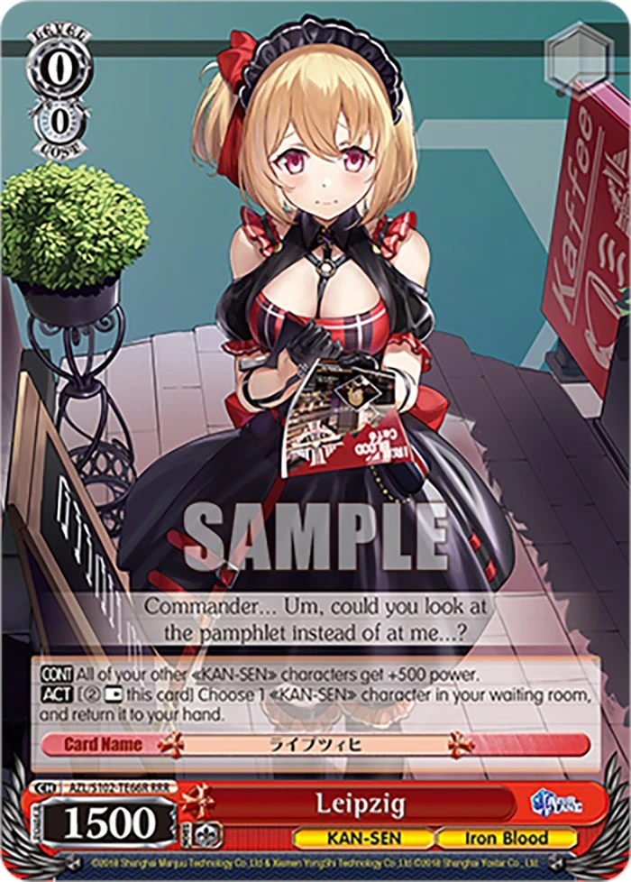Leipzig (RRR) (AZL/S102-TE66R RRR) - Azur Lane 1 Leipzig (RRR) (AZL/S102-TE66R RRR) - Azur Lane
