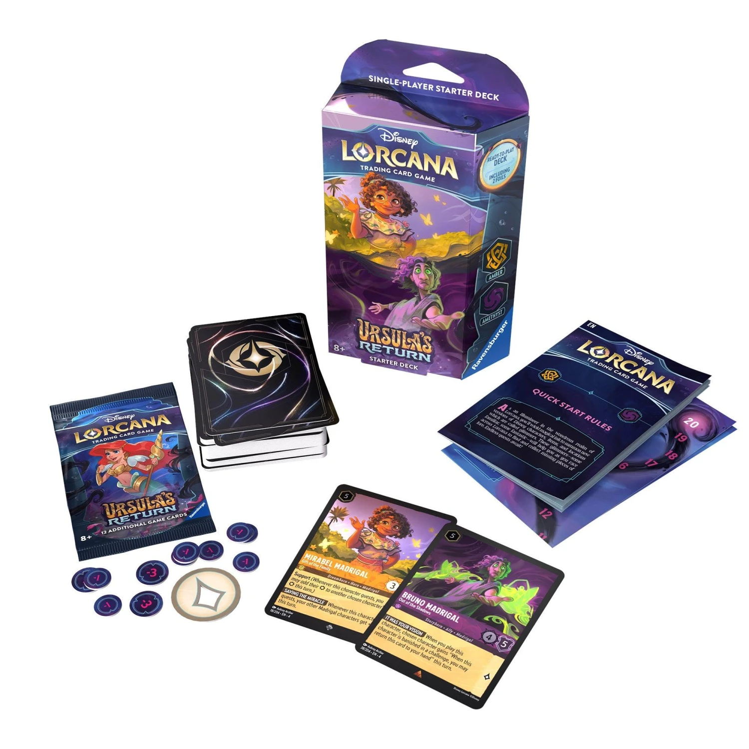 Disney Ursula's Return - Starter Deck (Amber & Amethyst) 2 Disney Ursula's Return - Starter Deck (Amber & Amethyst) - Image 2
