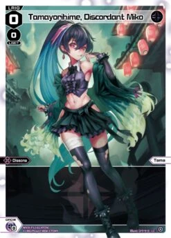 Tomy Tamayorihime, Discordant Miko (Parallel Foil) (WXDi-P12-023P[EN]) [Dissonance Diva]