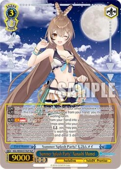 Summer Splash Party! Nanashi Mumei (HLP) (HOL/WE44-E51HLP HLP) - Hololive Production Summer Collection Premium Booster