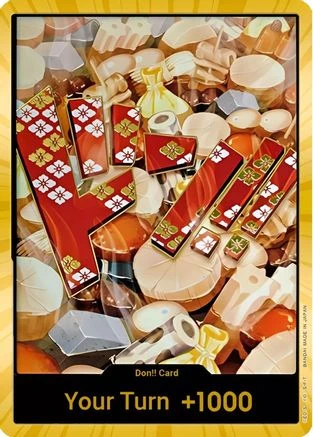 DON!! Card (Oden) (Gold) - Premium Booster -The Best- Foil - Bandai 1 DON!! Card (Oden) (Gold) - Premium Booster -The Best- Foil - Bandai