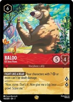 Baloo - Ol' Iron Paws (142/204) - Archazias Island Cold Foil