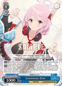 Izumimoto Eimi (SR) (BAV/W112-E129S SR) - Blue Archive