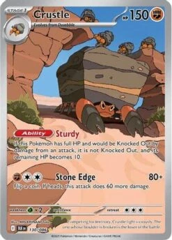 POKEMON Crustle 130/086 - SV Black Bolt - Holofoil - Pokémon