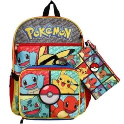 Pokemon 4-Piece Backpack Set - Pokemon