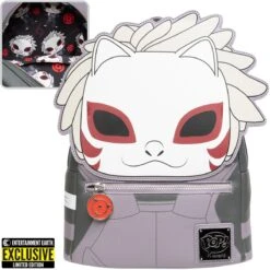 Naruto: Shippuden Pop! By Loungefly Kakashi Hatake Anbu Mask Mini-Backpack - Entertainment Earth Exclusive - Funko