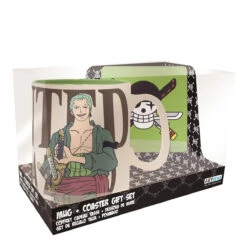 One Piece Zoro Mug And Coaster Gift Set - One Piece