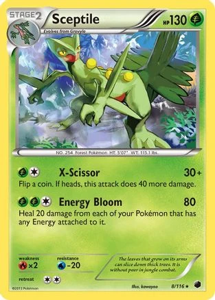 POKEMON Sceptile 008 - Plasma Freeze - Reverse Holofoil - Pokémon 1 POKEMON Sceptile 008 - Plasma Freeze - Reverse Holofoil - Pokémon