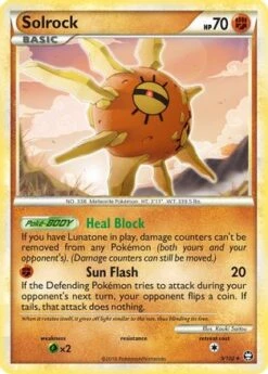 POKEMON Solrock 009 - Triumphant - Reverse Holofoil - Pokémon