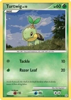 POKEMON Turtwig 103/130 - Diamond And Pearl - Reverse Holofoil - Pokémon