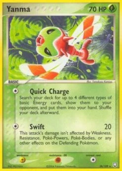 POKEMON Yanma 028 - Team Rocket Returns - Reverse Holofoil - Pokémon