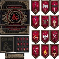 D&D Character Class Augmented Reality Enamel Pin Set Of 12 - Shared Exclusive - Pinfinity