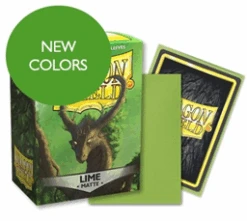 Dragon Shield Matte Lime Sleeves 100-Count - Dragon Shield