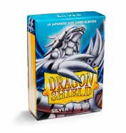 Dragon Shield Matte Silver Japanese Sleeves 60-Count - Dragon Shield