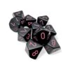 Chessex Opaque Black/Pink Set Of Ten D10s - Chessex