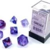 Chessex Nebula Polyhedral 7 Die Set - Nocturnal/Blue Luminary - Chessex