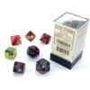 Chessex Nebula Polyhedral 7 Die Set - Primary/Blue Luminary - Chessex