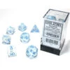 Chessex Borealis Polyhedral 7 Die Set - Icicle/Light Blue Luminary - Chessex