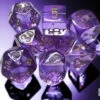 Chessex Translucent Lavender/Gold 7-Die Set With Bonus Die - Chessex