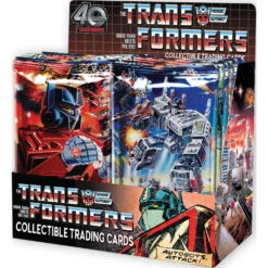 Transformers Collectible Trading Cards: 40th Anniversary Foil Booster Box - Dynamite