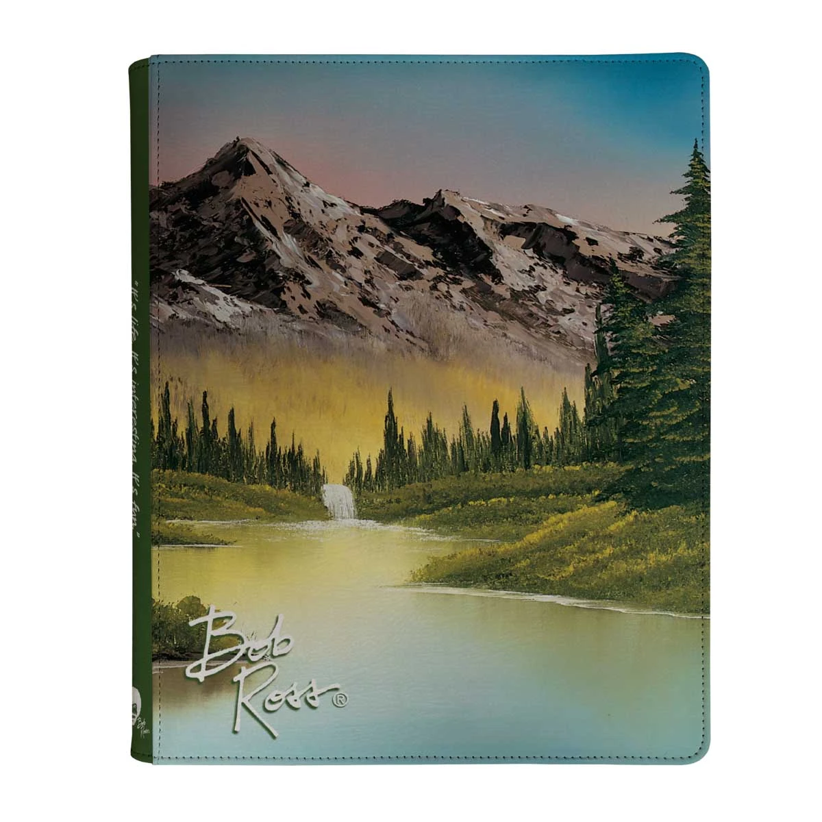 Ultra PRO: 9-Pocket Zippered PRO-Binder - Bob Ross Collection (Mountain Retreat) - Ultra PRO 1 Ultra PRO: 9-Pocket Zippered PRO-Binder - Bob Ross Collection (Mountain Retreat) - Ultra PRO