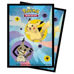 Ultra Pro Pokemon: Pikachu & Mimikyu Sleeves 65-Count - Pokemon