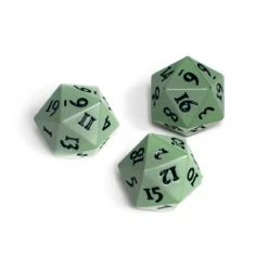 Ultra PRO: Vivid Heavy Metal D20 Dice (Cool Matcha) - Ultra PRO