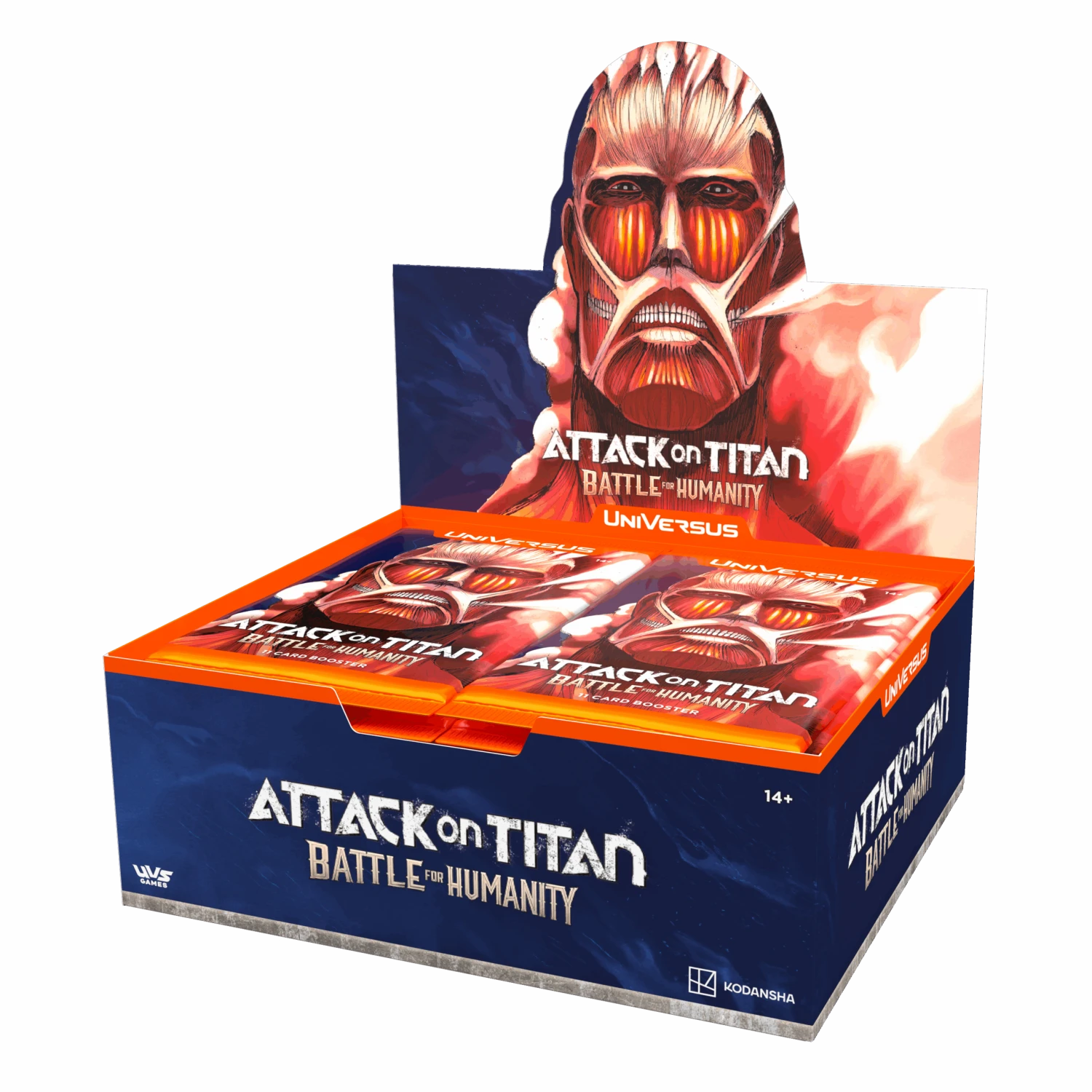 UniVersus: Attack On Titan - Battle For Humanity Booster Box - UniVersus 1 UniVersus: Attack On Titan - Battle For Humanity Booster Box - UniVersus