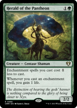 Magic The Gathering Herald Of The Pantheon (CMM-898) - Commander Masters