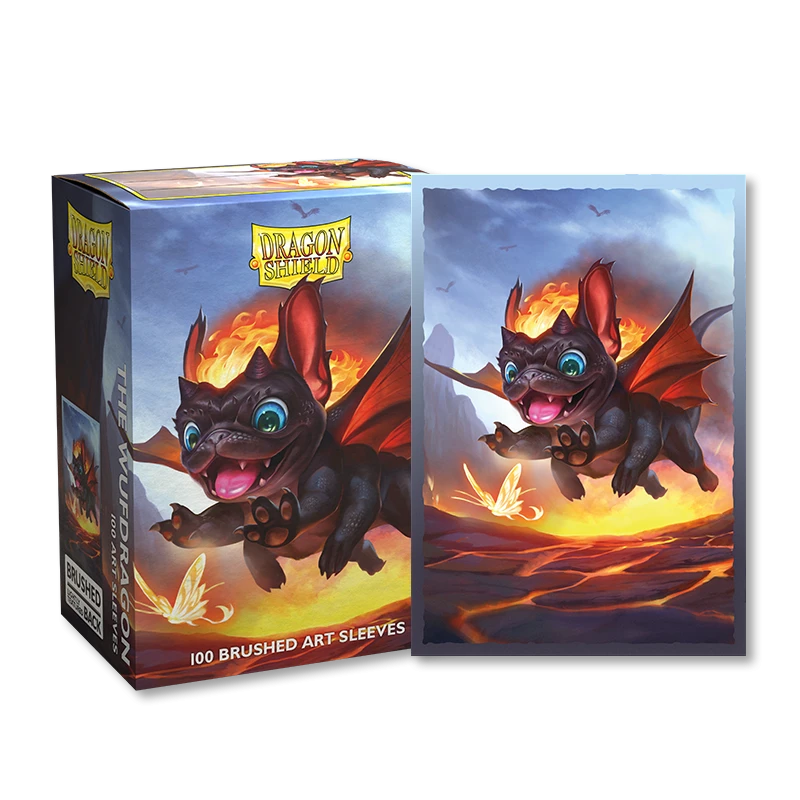 Dragon Shield: Standard 100ct Brushed Art Sleeves - The Wufdragon - Arcane Tinmen 2 Dragon Shield: Standard 100ct Brushed Art Sleeves - The Wufdragon - Arcane Tinmen - Image 2