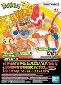 Pokemon Infernape Evolution Set Model Kit - Bandai
