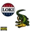 President Loki Button And Alligator Pin 2-Pack - Entertainment Earth Exclusive - Salesone Studios