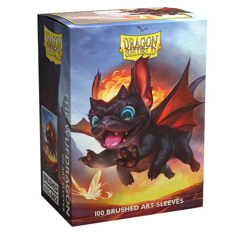 Dragon Shield: Standard 100ct Brushed Art Sleeves - The Wufdragon - Arcane Tinmen 5 Dragon Shield: Standard 100ct Brushed Art Sleeves - The Wufdragon - Arcane Tinmen - Image 5