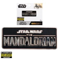Star Wars: The Mandalorian Series Logo Enamel Pin - Entertainment Earth Exclusive - Loungefly