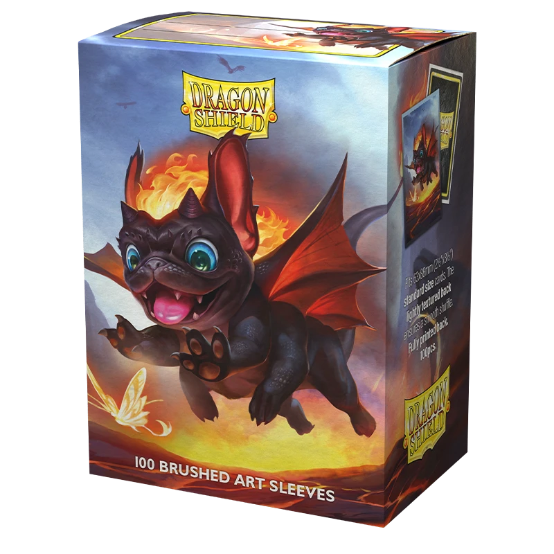Dragon Shield: Standard 100ct Brushed Art Sleeves - The Wufdragon - Arcane Tinmen 1 Dragon Shield: Standard 100ct Brushed Art Sleeves - The Wufdragon - Arcane Tinmen