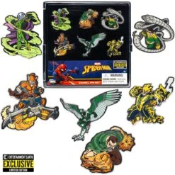Marvel Sinister Six Enamel Pin 6-Pack - Entertainment Earth Exclusive - Monogram