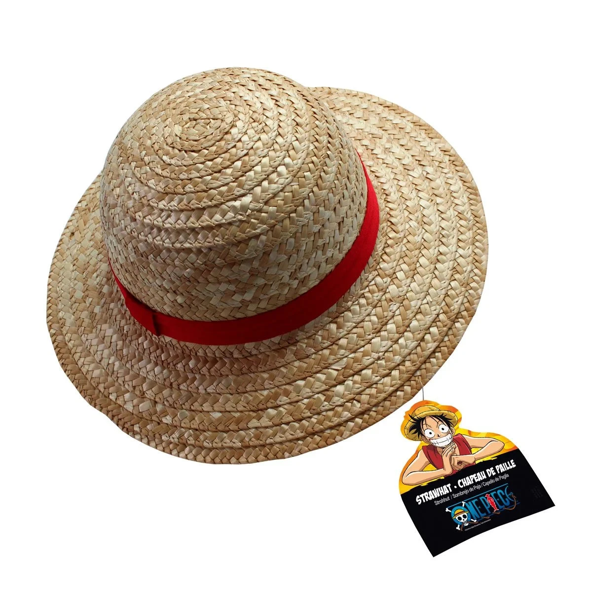 One Piece Luffy Straw Adult Size Hat - One Piece 1 One Piece Luffy Straw Adult Size Hat - One Piece