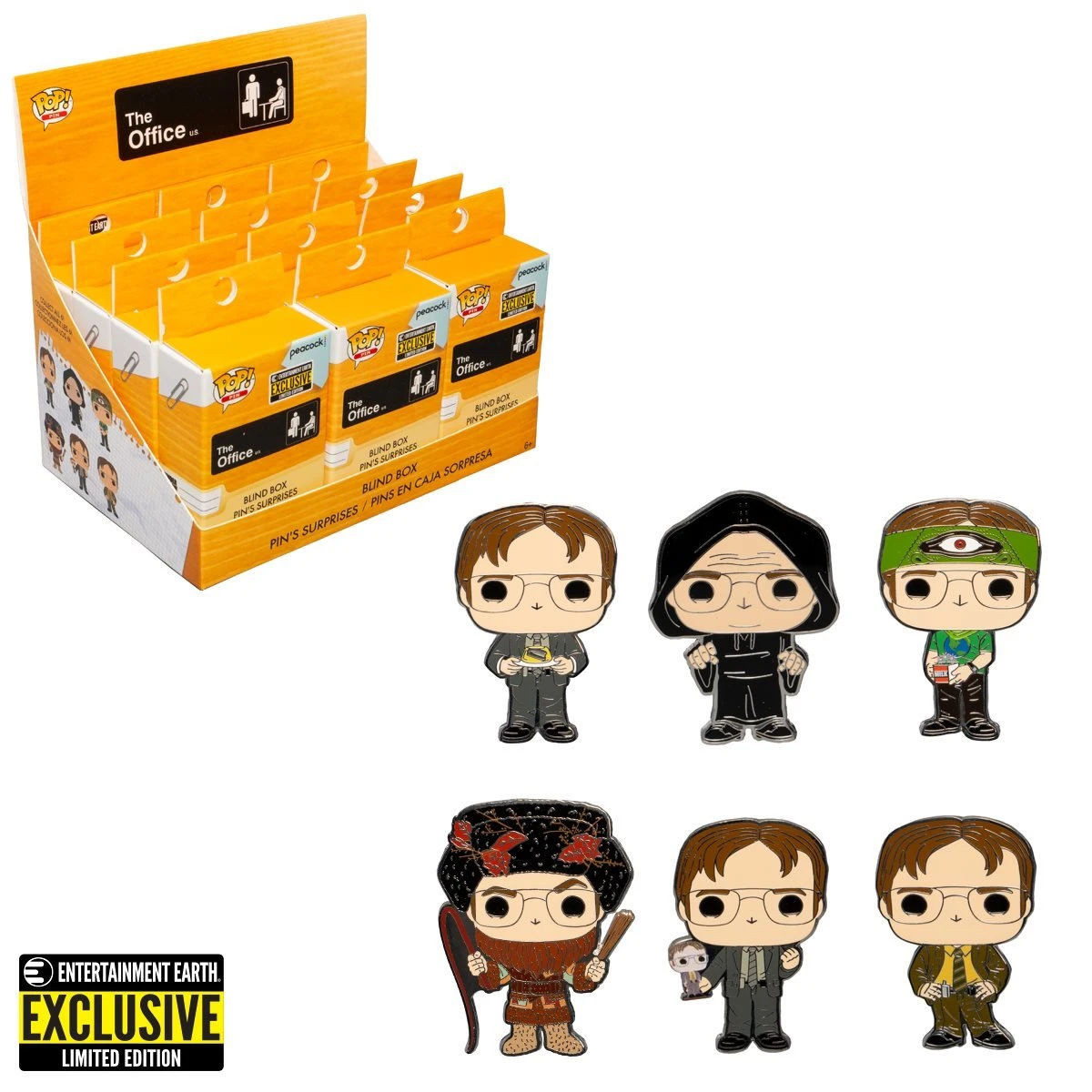 Funko Pin The Office: Dwight Schrute Disguises Blind-Box - Entertainment Earth Exclusive - Funko 1 Funko Pin The Office: Dwight Schrute Disguises Blind-Box - Entertainment Earth Exclusive - Funko