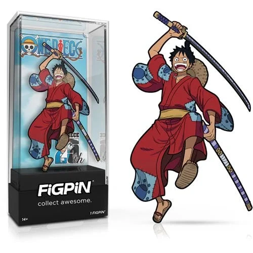 One Piece Luffytaro FiGPiN Classic 3-Inch Enamel Pin - FiGPiN 1 One Piece Luffytaro FiGPiN Classic 3-Inch Enamel Pin - FiGPiN