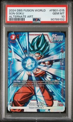 Son Goku Alternate Art Fusion World Awakened Pulse FB01-015 PSA 10
